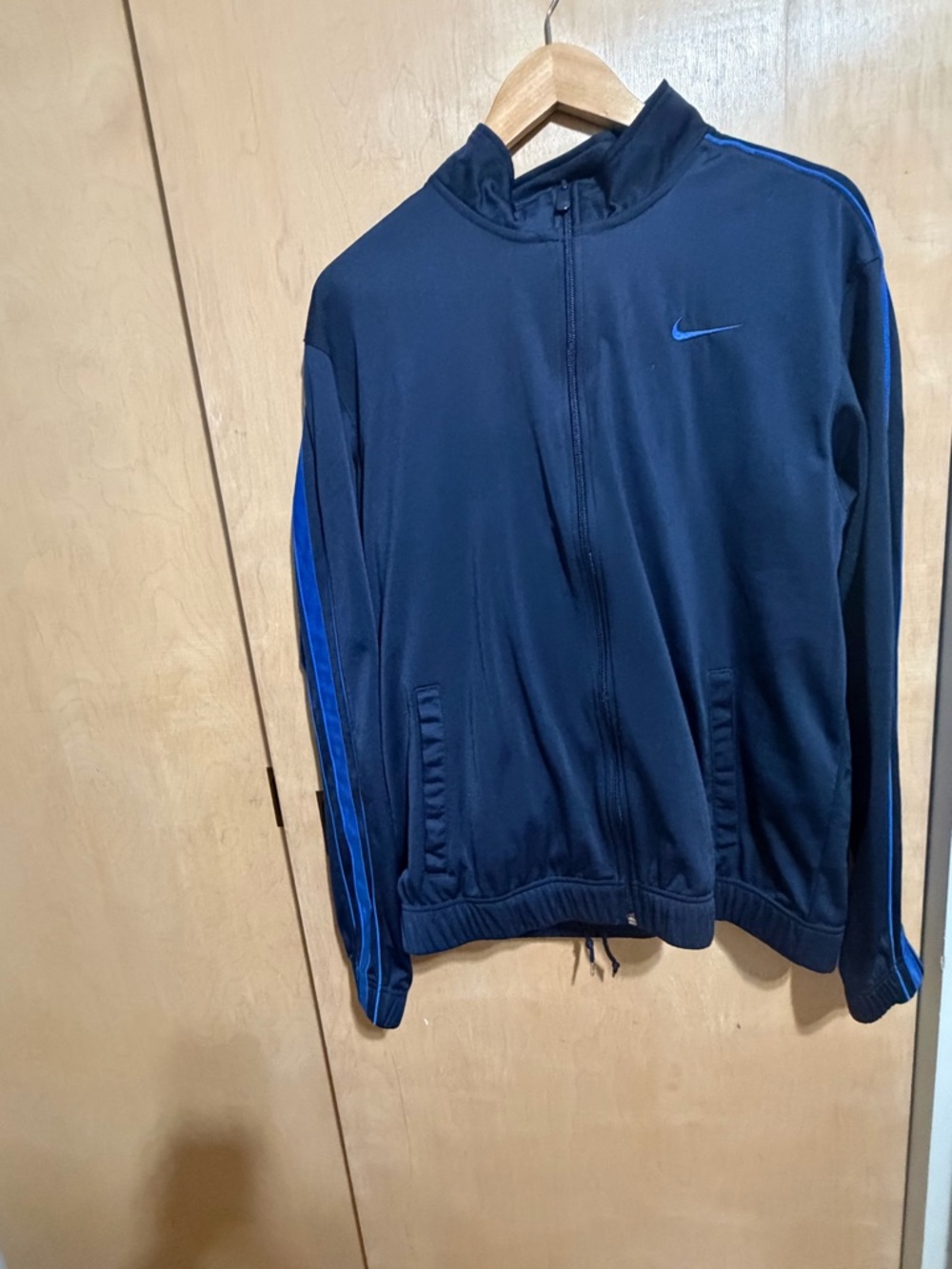 Nike Navy jumpsuit matching set with pants size medium men’s.